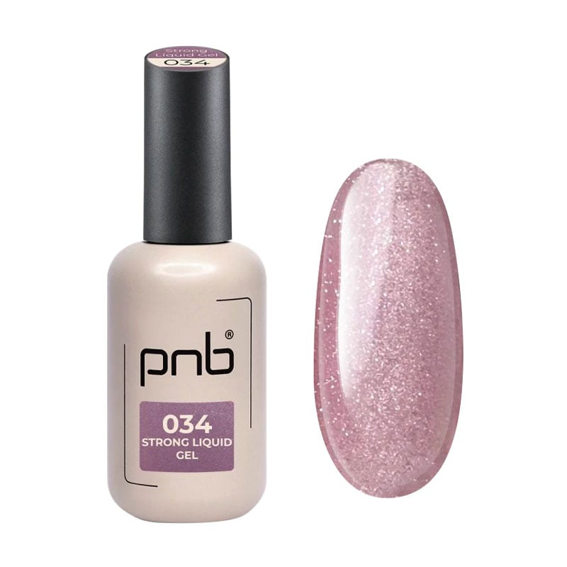 Гель для моделювання нігтів PNB UV/LED Strong Liquid Gel 034 Silk Whisper, 17 мл